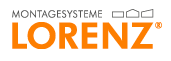 Logo der Firma LORENZ-Montagesysteme GmbH