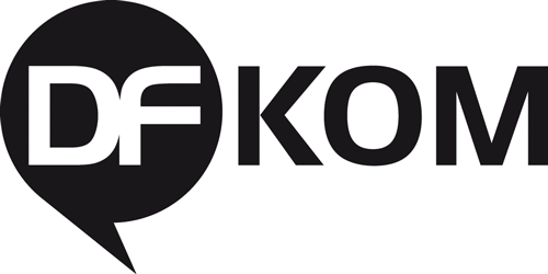 Logo der Firma DFKOM GmbH - Agentur für Kommunikation