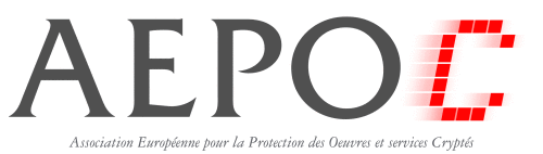 Logo der Firma AEPOC Association Européenne pour la Protection des Œuvres et Services Cryptés