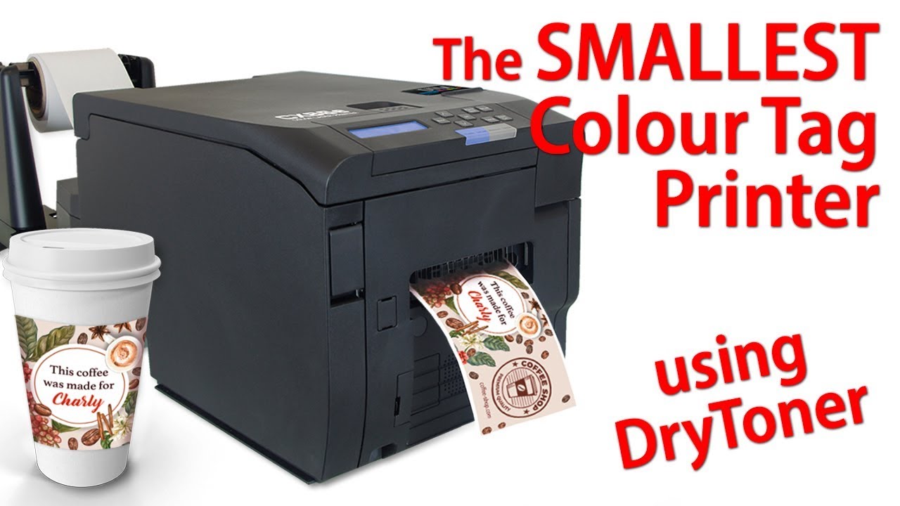 DTM CX86e Colour Tag Printer - SMALLEST LED DRY TONER Printer