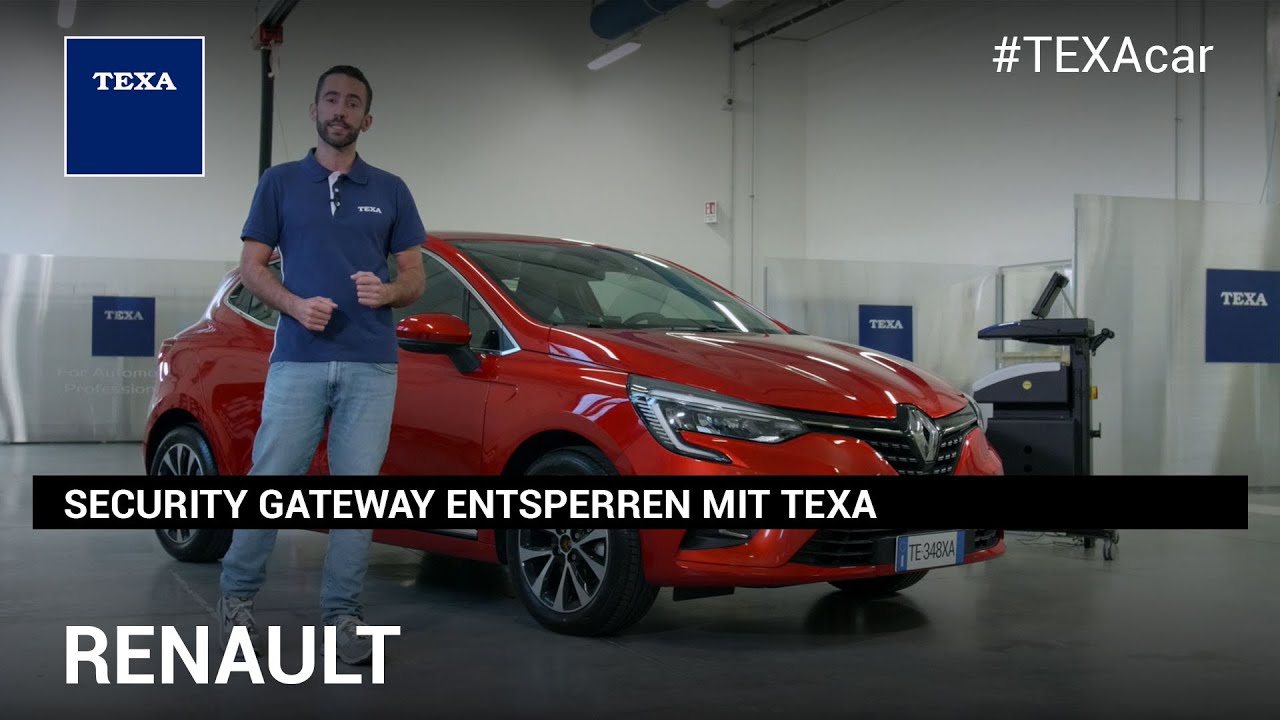 Freischaltung des Renault Security Gateway bei TEXA