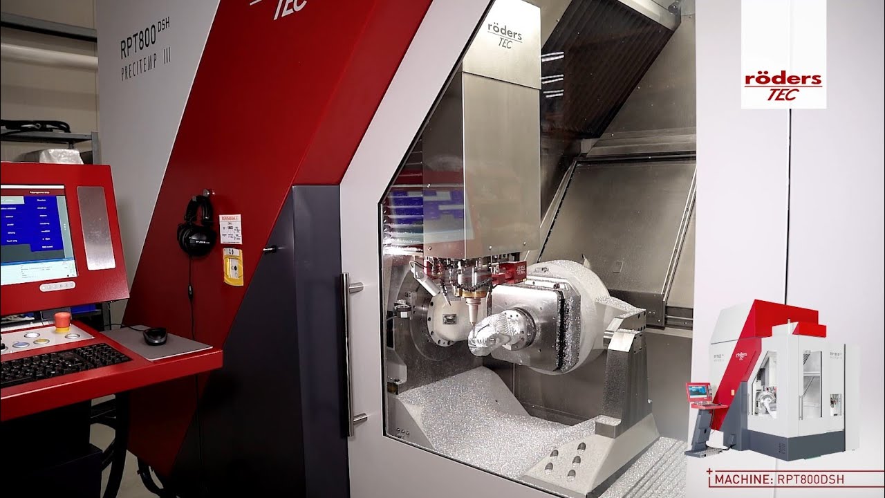 Dynamische CNC-Bearbeitung eines Möbiusbands
