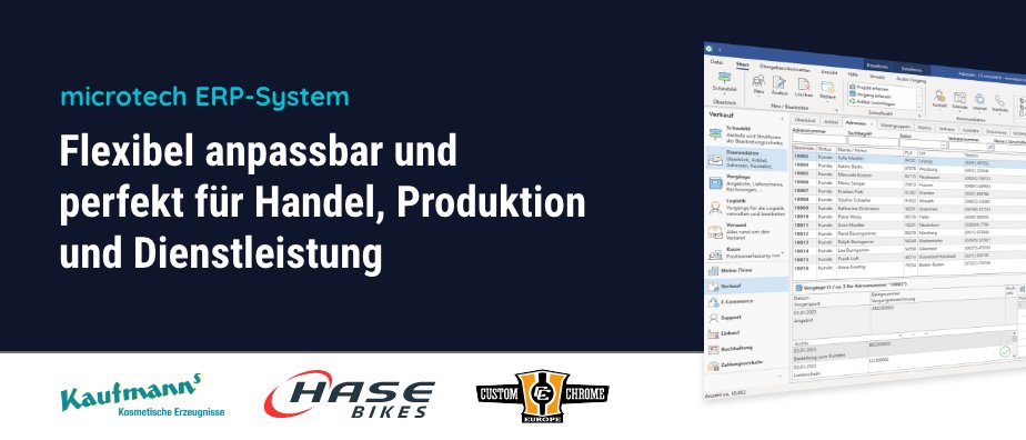 Titelbild der Firma microtech GmbH