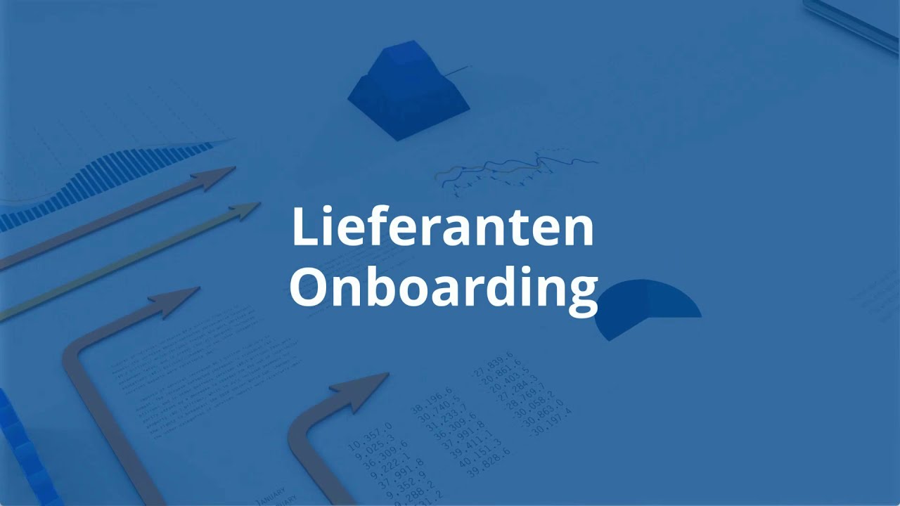 SC-Manager: Lieferanten Onboarding