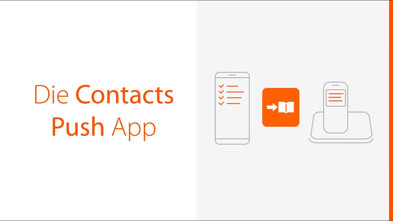 Die neue Gigaset ContactsPush App