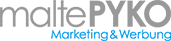 Logo der Firma maltePYKO // Marketing & Werbung