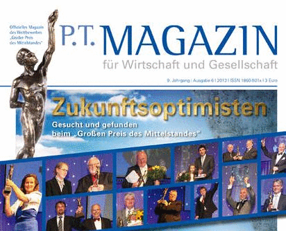 Logo der Firma P.T. Magazin
