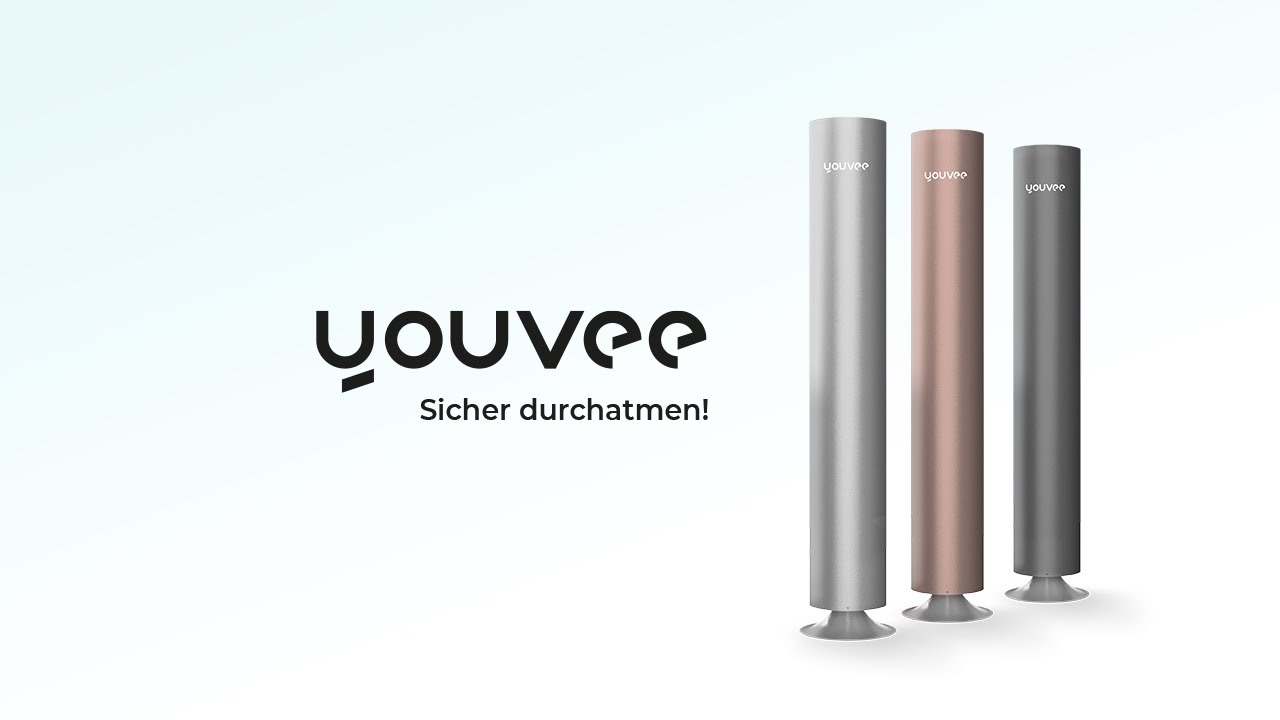 Der revolutionäre Luftreiniger youvee - Virenfreie Luft - Made in Germany