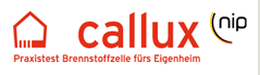 Logo der Firma Callux - Praxistest Brennstoffzelle fürs Eigenheim c/o Calovini GmbH