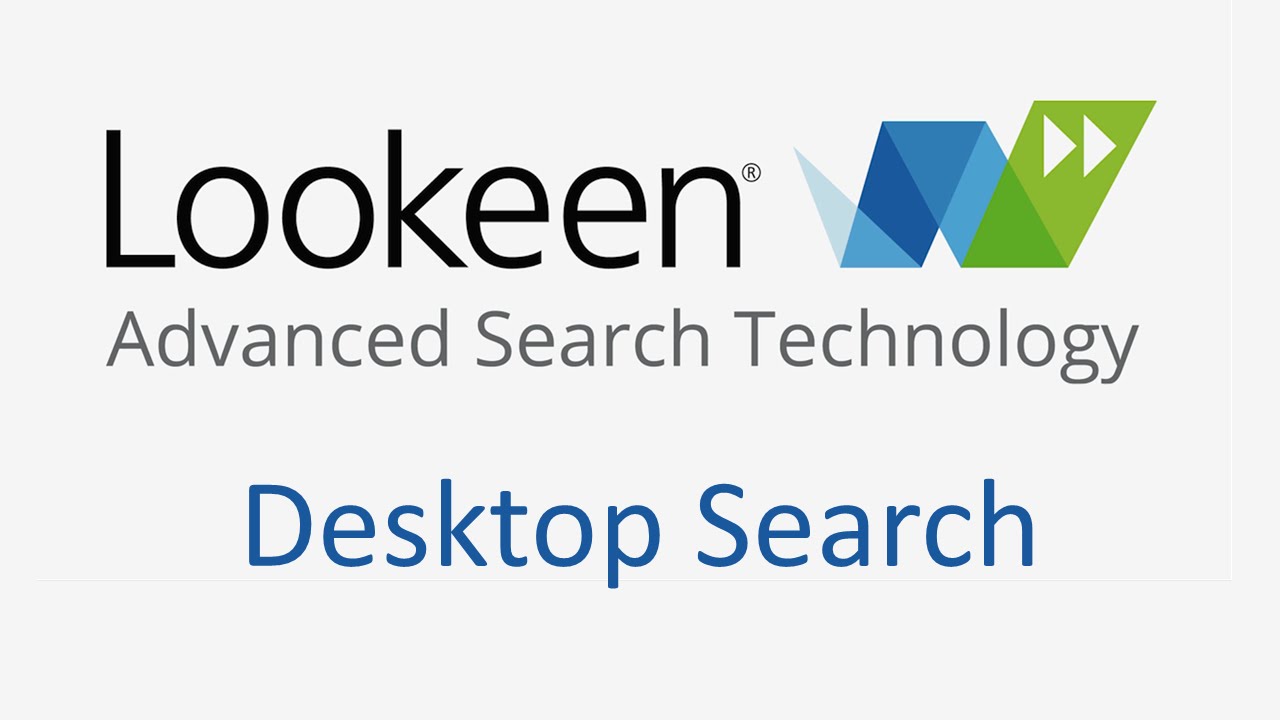 Introduction to Lookeen for Desktop Search