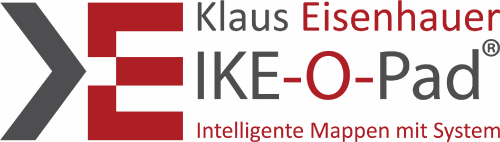 Logo der Firma Klaus Eisenhauer IKE-O-Pad® Intelligente Mappen mit System
