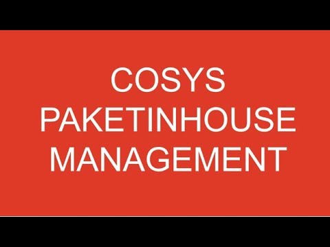 Hauspostverteilung | Wie funktioniert Paket Management Inhouse mit COSYS Software