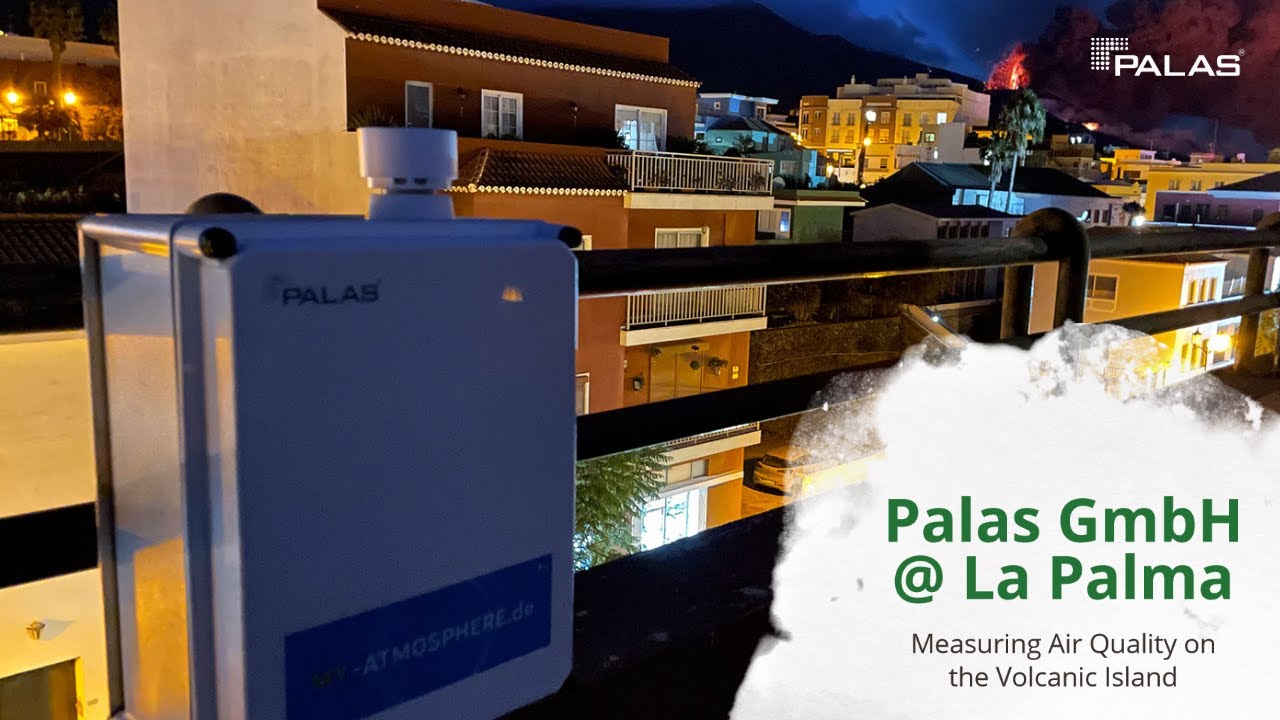 Luftqualitätsmessungen auf der Vulkaninsel La Palma