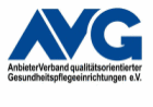 Logo der Firma AVG AnbieterVerband qualitätsorientierter Gesundheitspflegeeinrichtungen e.V.