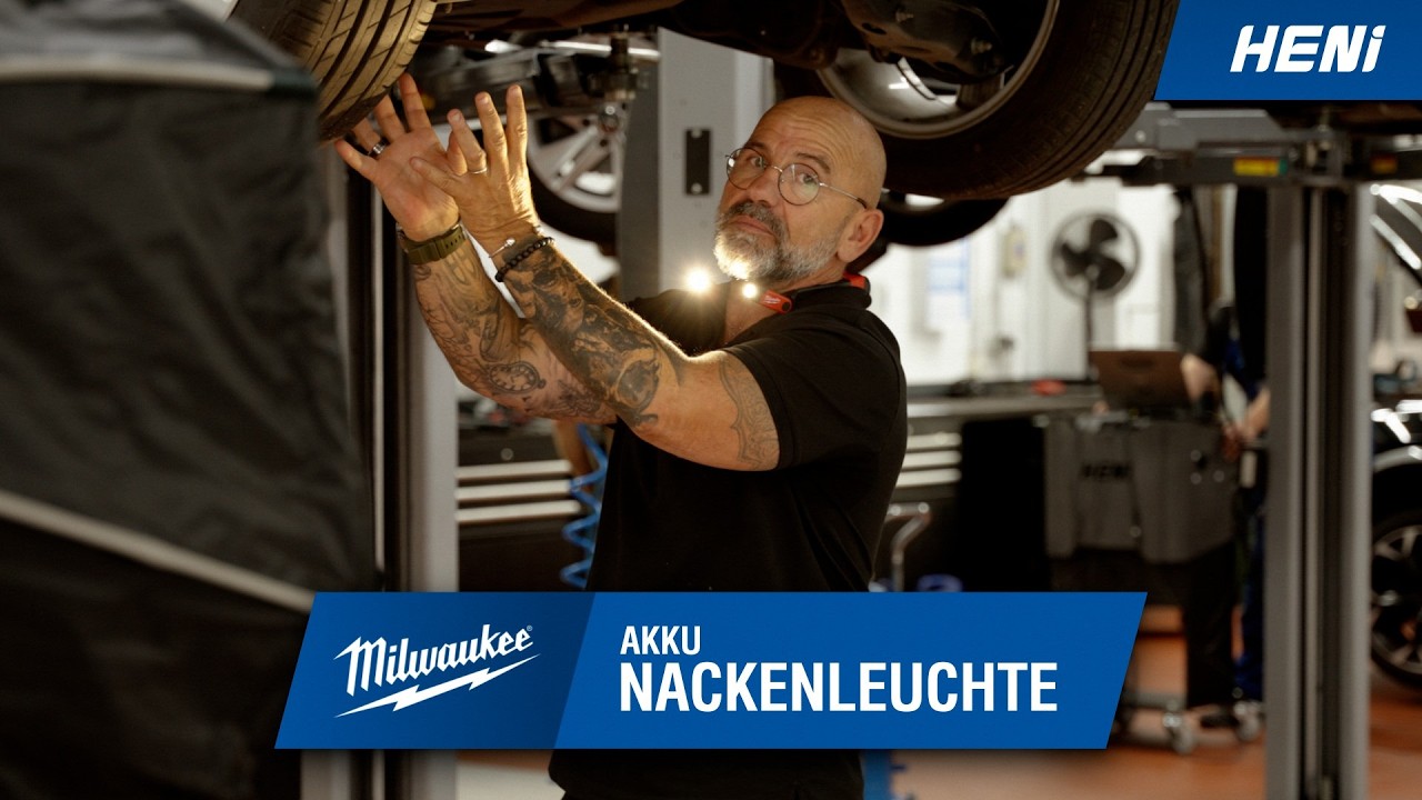 Milwaukee Nackenleuchte im Praxistest | Freie Hände beim Arbeiten