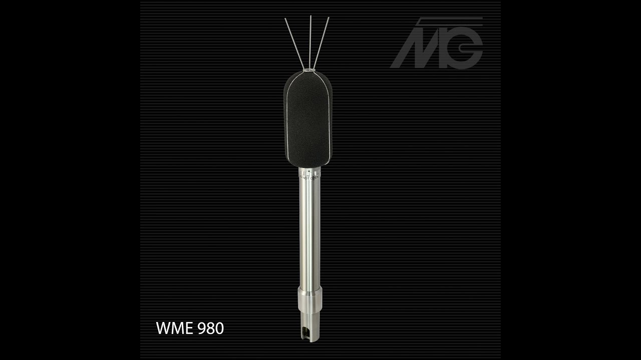 The WME 980  -  weatherproof microphone units for permanent outdoor measurement as well as stationary or mobile noise monitoring.