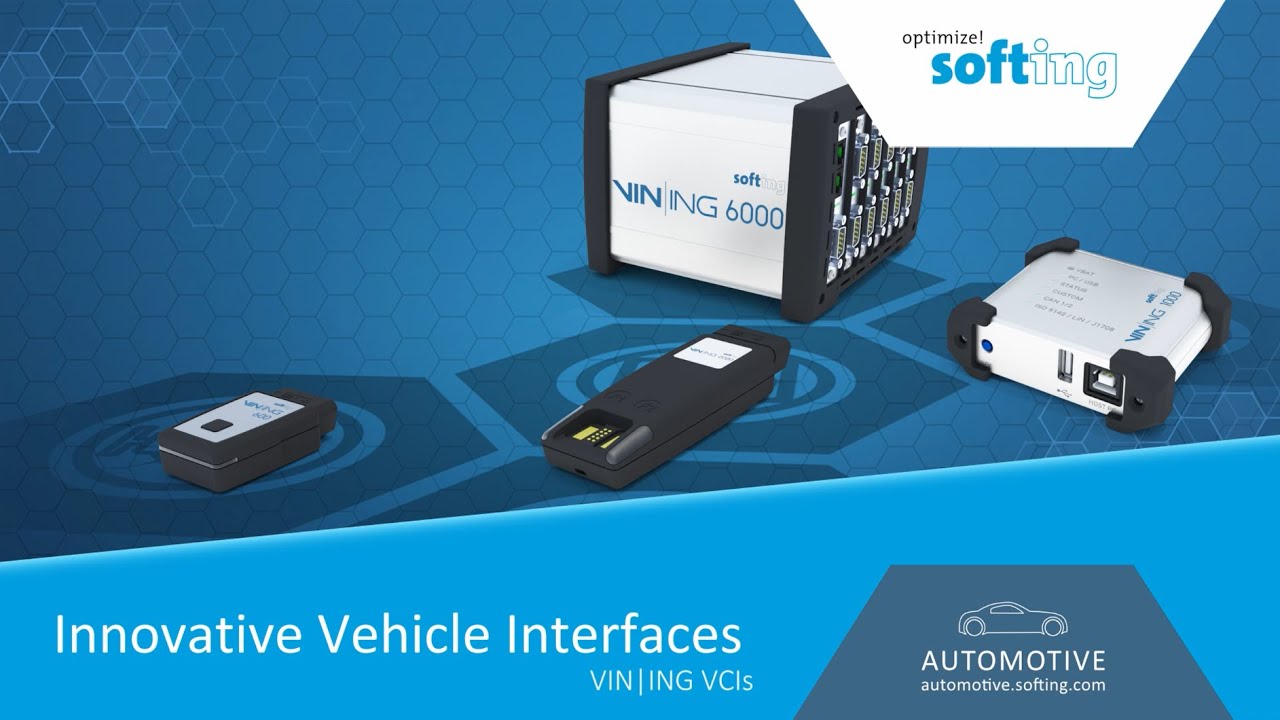 VIN|ING VCIs by Softing – Innovative Fahrzeugschnittstellen