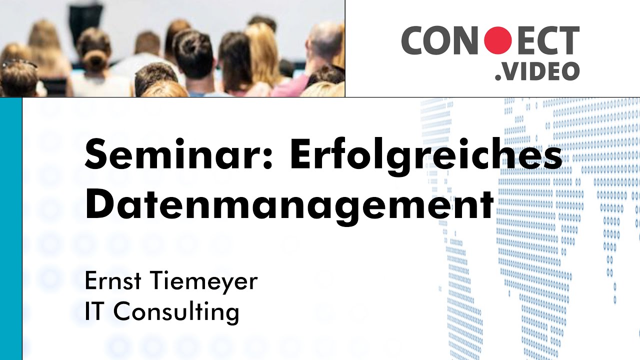 Seminareinladung: Erfolgreiches IT-Datenmanagement | Ernst Tiemeyer