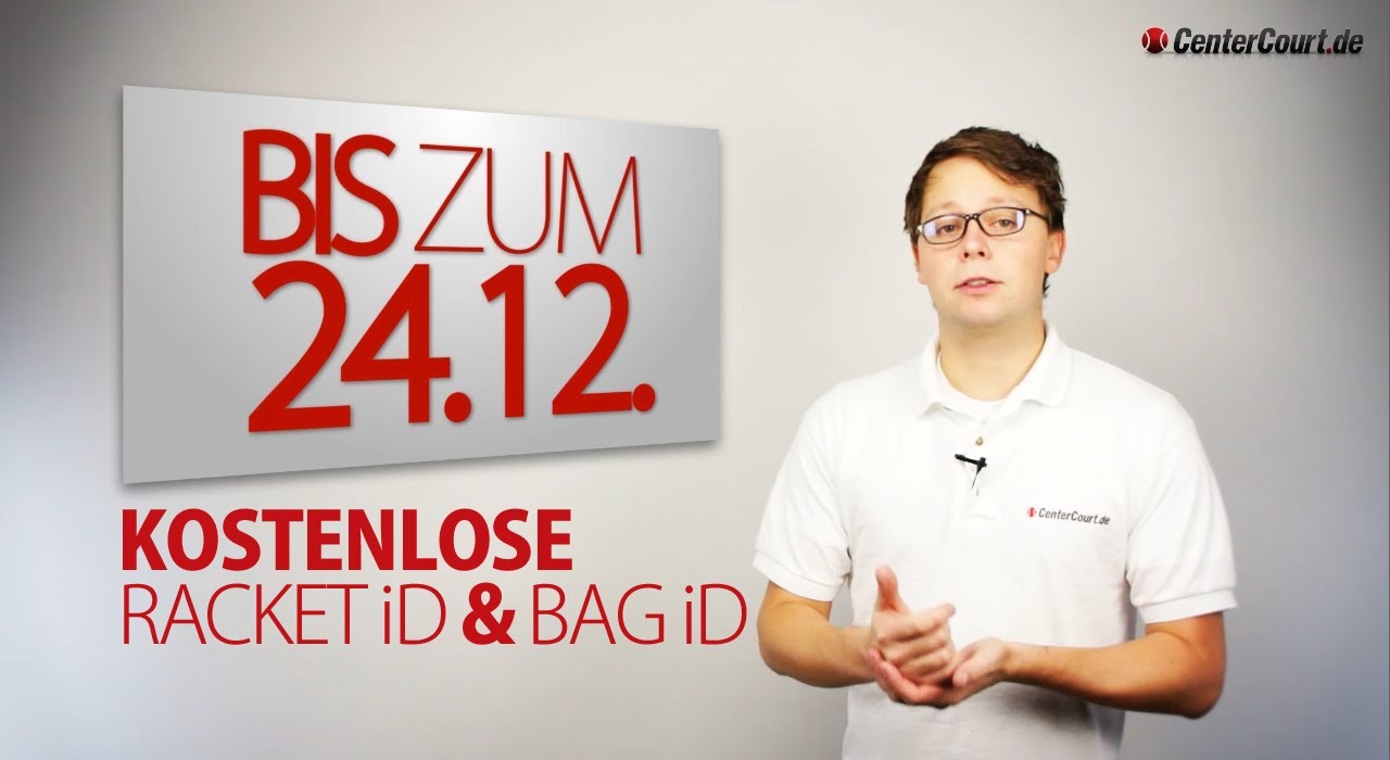 Weihnachten 2012 kostenlose iD für Rackets und Taschen