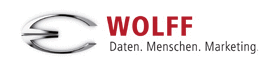Logo der Firma WOLFF Daten. Menschen. Marketing. GmbH