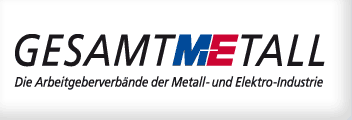 Logo der Firma GESAMTMETALL - Gesamtverband der Arbeitgeberverbände der Metall- und Elektro-Industrie e.V.