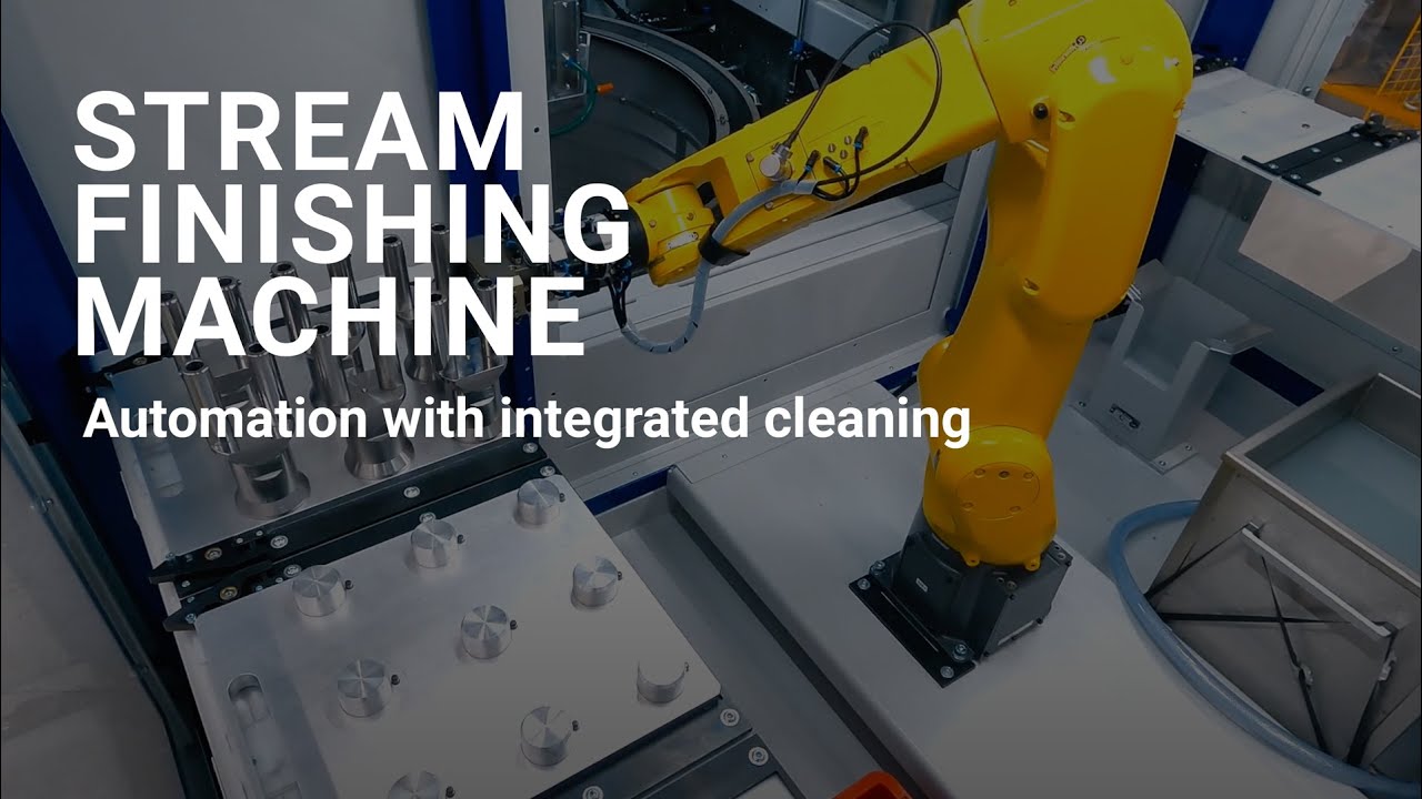 Stream Finishing Machine - Automation with integrated cleaning