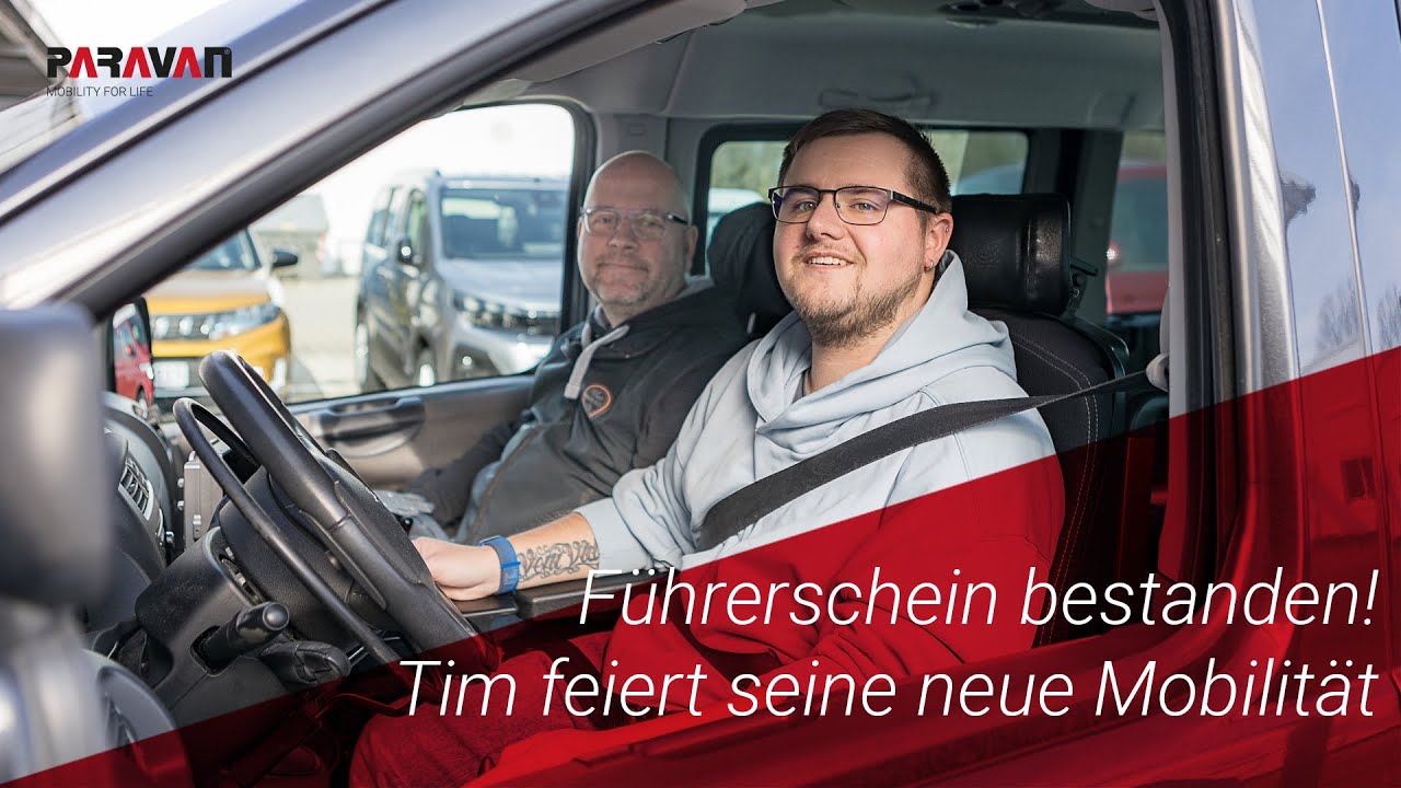 Führerschein bestanden! Tim feiert seine neue Mobilität