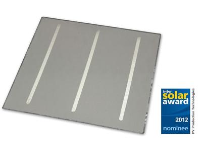 Silver-free backside with all-over aluminum backside and three tin busbars
