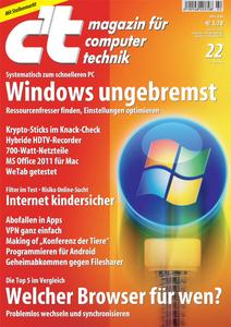 Titelbild der aktuellen c't-Ausgabe 22/2010