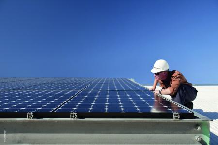 hocheffizientes Solarmodul