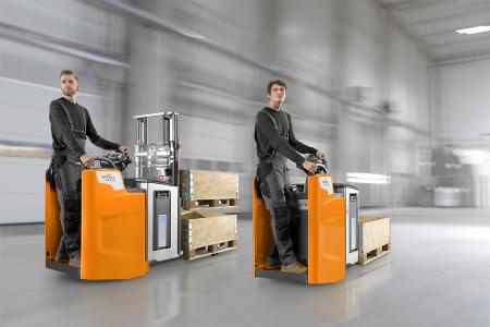 Effizienz, Flexibilität, Komfort: Der EXH-S 20/25 und der EXD-S 20 bieten ihren Benutzer*innen eine Vielzahl an Vorteilen im Arbeitsalltag. Für ein hohes Maß an Sicherheit sorgt dabei die feste Plattform der beiden Modelle / Foto: STILL GmbH