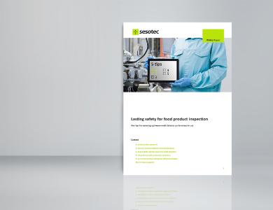 In the White Paper “Lasting safety for food production protection“ Sesotec provides five tips for the optimal calibration and handling of metal detectors to ensure best possible performance. (Photo: Sesotec GmbH)