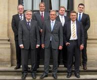 Neuer VTL-Aufsichtsrat: Herbert Rothschild, Reinhard Briem, Joachim Berends, Michael Riewe, Marc Eckhardt, Heinz Hintzen, Dominic Neininger (von links)