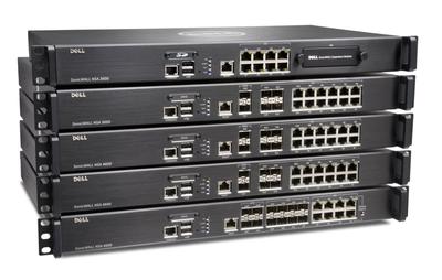 Alle neuen Geräte der Dell SonicWALL NSA-Serie im Stack