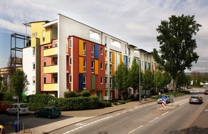 Der Wiesbadener Wohnpark Rheingaublick, auch als "Brömerviertel" bekannt (Quelle: Brömer)