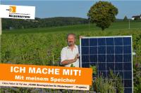 "Ich mache mit", sagt auch Walter Danner, DGS Sektionsprecher in Niederbayern und stolzer Stromspeicherbesitzer.