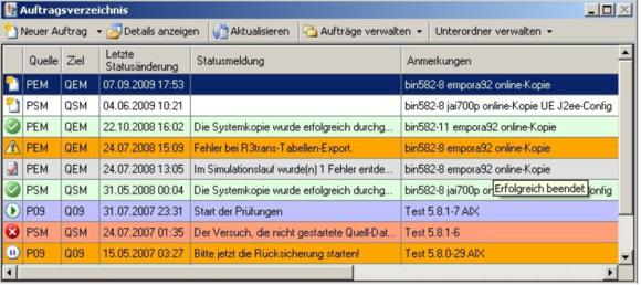 Jobübersicht
