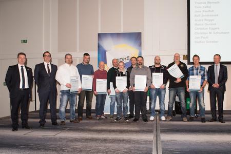 (v.l.n.r.) Thorsten Brückner, Dr. Guido Hüffer, Thomas Biernoth, Yves Keßel, Jens Kaulfuß, Ralf Jendrossek, Christian Eggers, André Rogge, Steffen Schober, Marco Gonsior, Christian Schumann, Jan Pauli, Christian Lehmann
