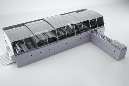 DCbook by E.C.H. Will: speeds up to 300 m/min. (1000 ft/min.) and an output of up to 12,600 books/hour ensure productivity on the same level as conventional offset printing (Photo: E.C.H. Will GmbH)