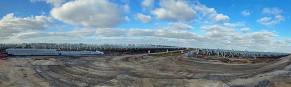 Construction of Vlagtwedde Solarpark