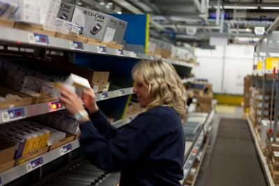 New Pick by Light system at Roche Diagnostics
