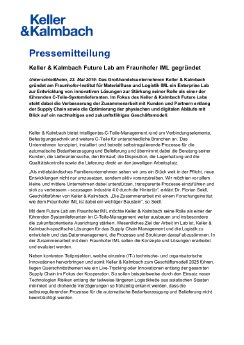 Pressemitteilung Keller & Kalmbach Zusammenarbeit mit Fraunhofer IML 23.05.2019.pdf