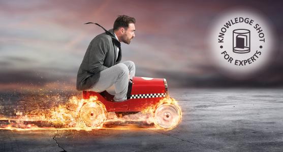 Knowledge Shot for Experts, die neue Workshop-Reihe von AXIOMA und DYNAbit für den fokussierten Wissenstransfer. Unterschiedliche Themen in einer Stunde auf den Punkt gebracht.