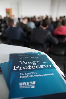 "Wege zur FH-Professur": Info-Roadshow über Karriereperspektiven / Foto: Sabrina Peters, Hochschule Bremen