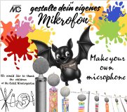 Together with our bat mascot Batty and the sales staff, the children aged 2 to 6 learned what sound waves are and how they work, what sound waves are and how they work, got to know our versatile microphones, e.g. the CMV563, and, of course, to  design their own microphones, which now adorn our foyer.