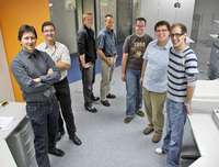 Das engagierte Projektteam der SDZeCOM GmbH & Co. KG betreute das mit einem Star Award ausge-zeichnete Projekt der MICE AG: v.l. Dieter Kneifl (In-novationsmanager/Projektleiter), Roland Strobel (Projektleiter), Florian Kolb (Entwickler), Matthias Hänle (Projektkoordinator), Bert Kößler (Entwickler), Dragan Vukelic (Projektleiter/Entwickler), Christoph Mainka (Entwickler)