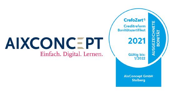 CrefoZert Zertifikat AixConcept