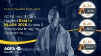 AGFA HealthCare in den USA in drei Enterprise Imaging-Segmenten als Best in KLAS(R) 2026 ausgezeichnet