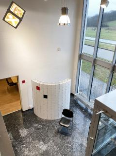 Runde Stellwand mithilfe gerader Teile gebaut