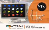 Ein neuer Kleinwagen gefällig? Mit der ACTRON Low-Cost-Displayansteuerung einfach wie nie!
